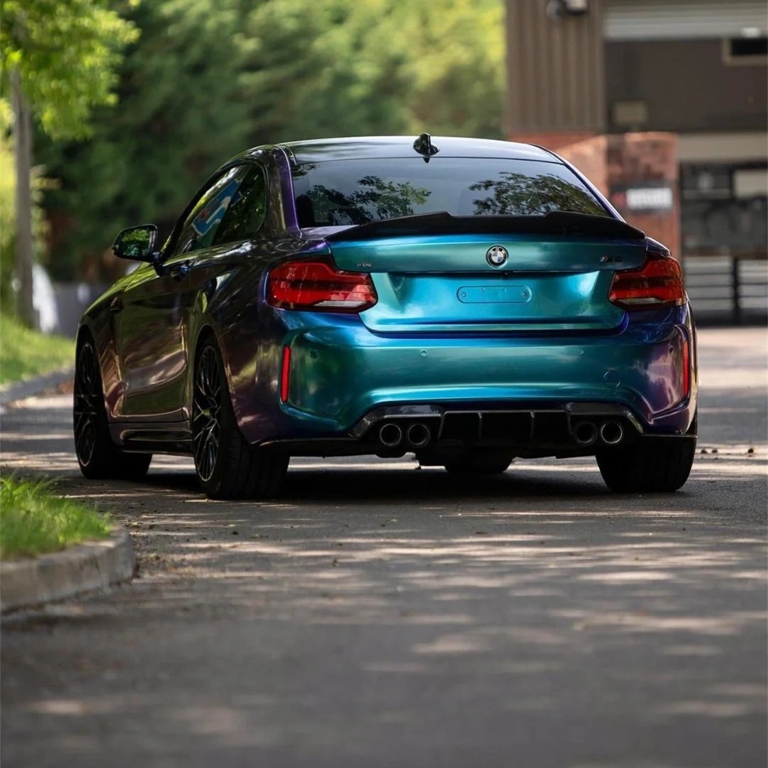 Ravoony Plus Gloss Diamond Blue Purple Vinyl Wrap