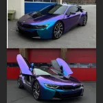 Ravoony Plus Gloss Diamond Blue Purple Vinyl Wrap