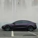  Ravoony Plus Ultra Matte Black Purple Car Vinyl Wrap