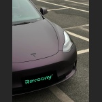   Ravoony Plus Ultra Matte Black Purple Car Vinyl Wrap