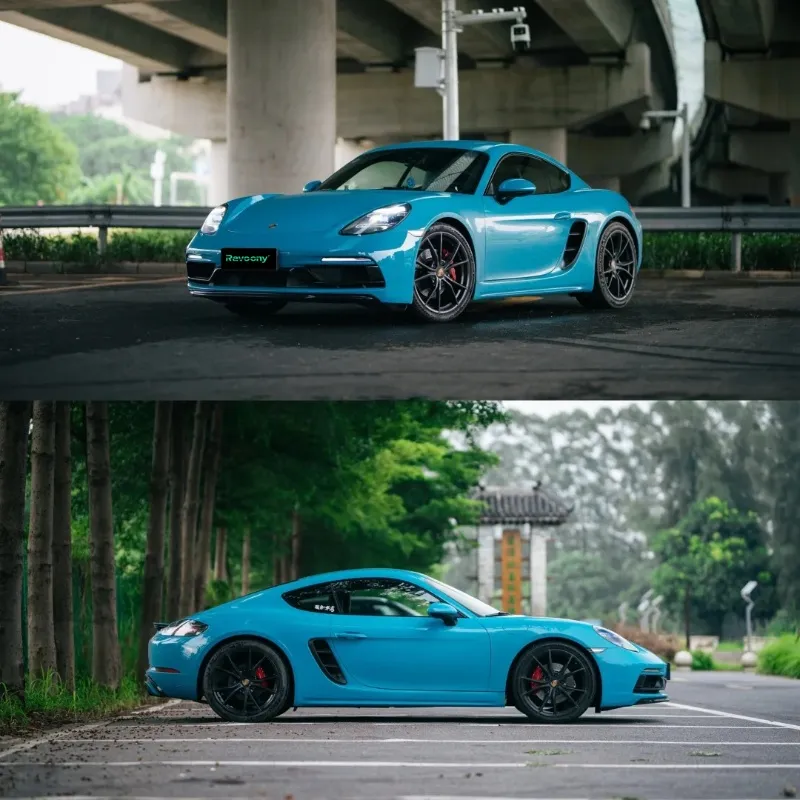 Ravoony Plus Glossy Miami Blue Vinyl Wrap