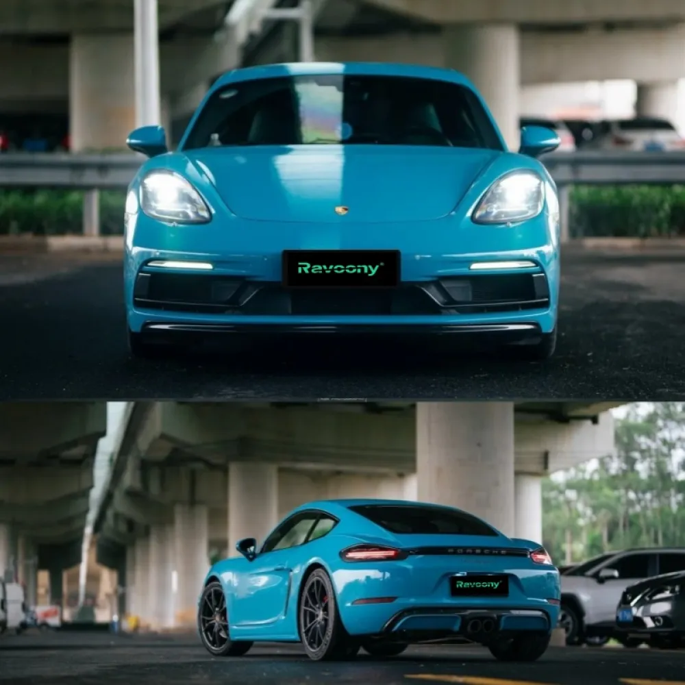 Ravoony Plus Glossy Miami Blue Vinyl Wrap
