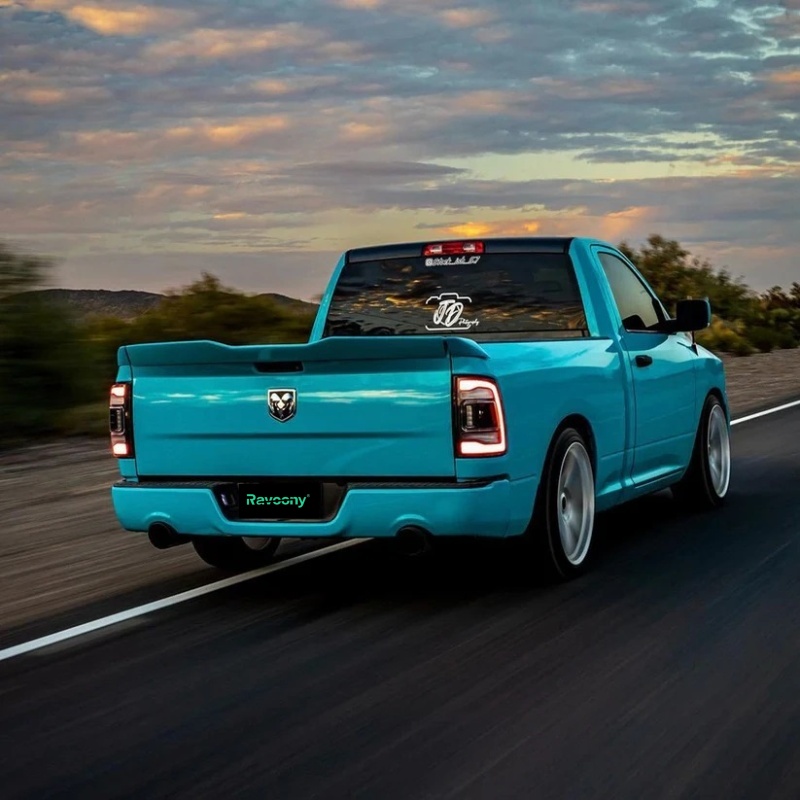 Ravoony Plus PET Glossy Miami Blue Vinyl Wrap