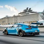 Ravoony Plus Glossy Miami Blue Vinyl Wrap