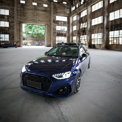 Ravoony Pro TPU Gloss Metallic Navarra Blue Paint Protection Film 02