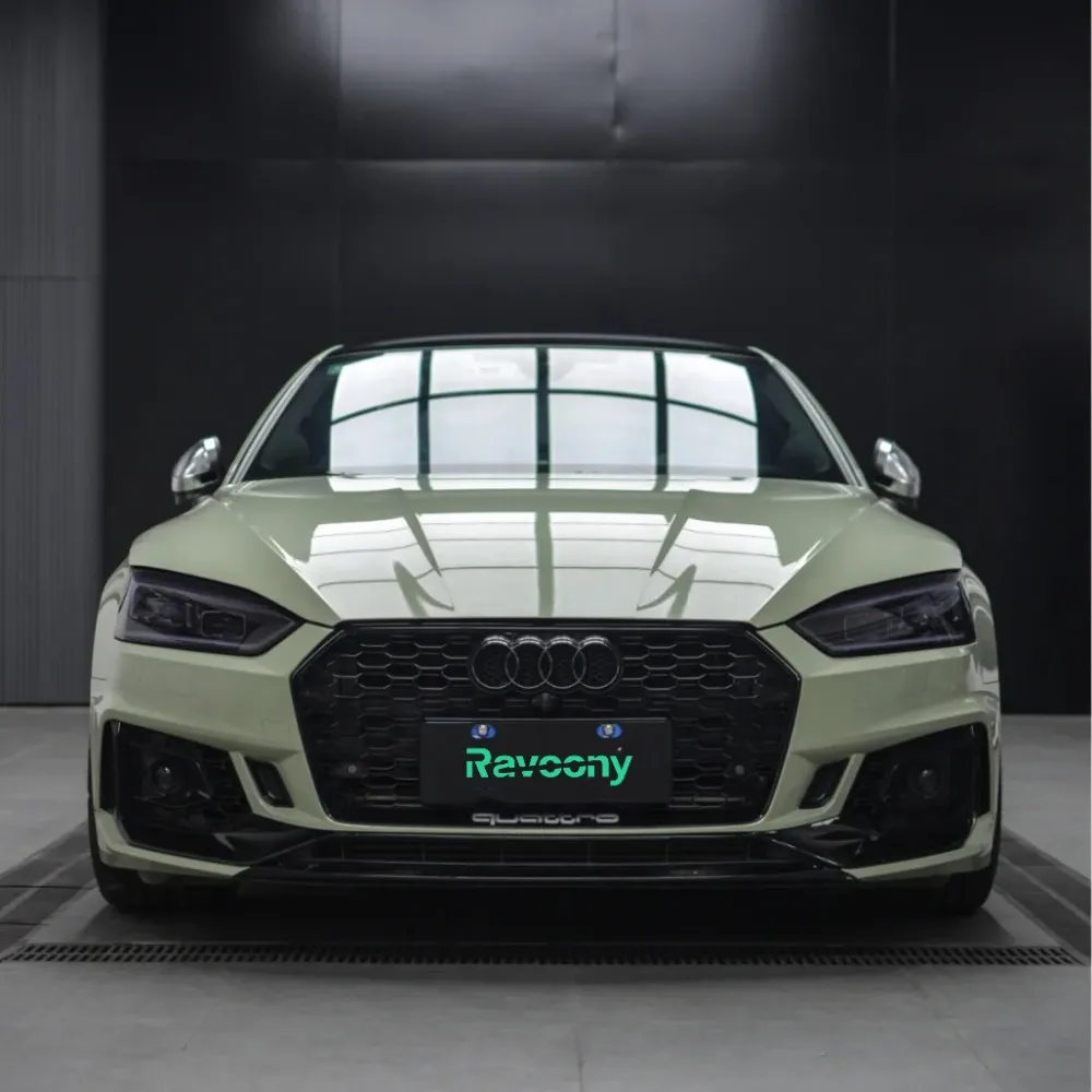 Time-Limited Sale Ravoony Plus Gloss Khaki Green Car Vinyl Wrap