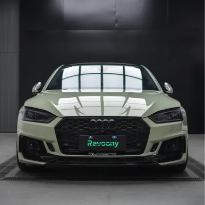 Ravoony Plus Gloss Khaki Green Car Vinyl Wrap 02