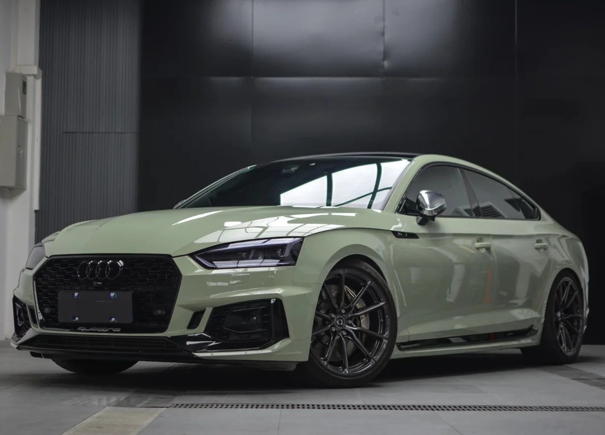 Ravoony Plus Gloss Khaki Green Car Vinyl Wrap