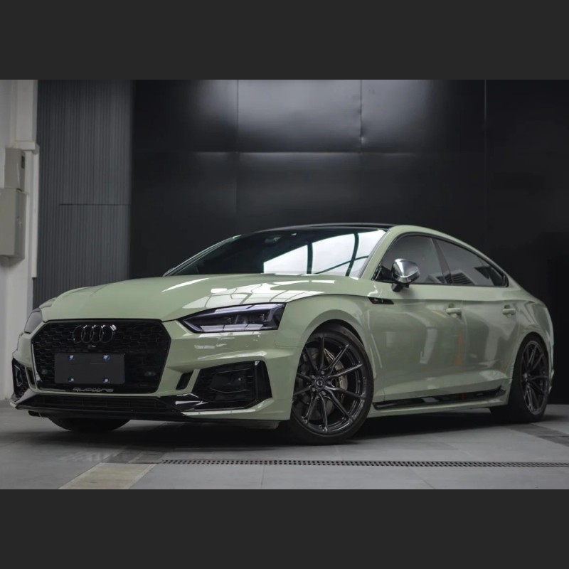 Ravoony Plus Gloss Khaki Green Car Vinyl Wrap
