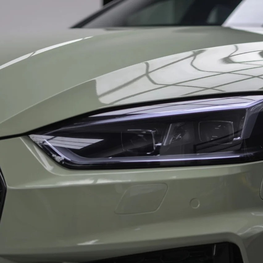 Ravoony Plus Gloss Khaki Green Car Vinyl Wrap