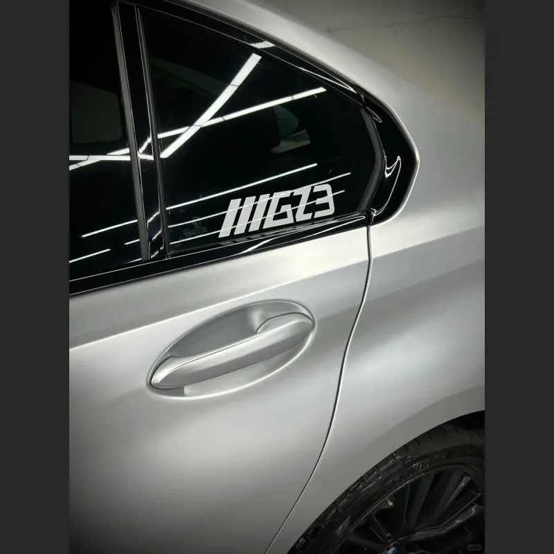Ravoony Plus Matte Metallic Silver Car Vinyl Wrap