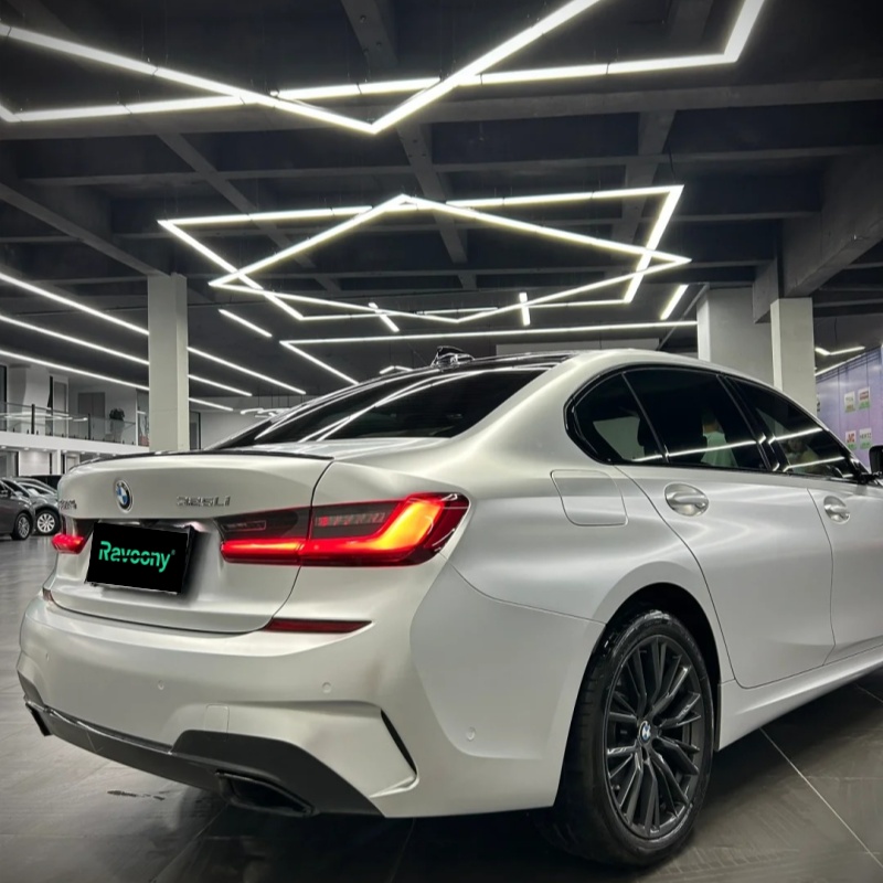 Ravoony Plus Matte Metallic Silver Car Vinyl Wrap