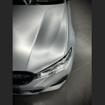 Ravoony Plus Matte Metallic Silver Car Vinyl Wrap