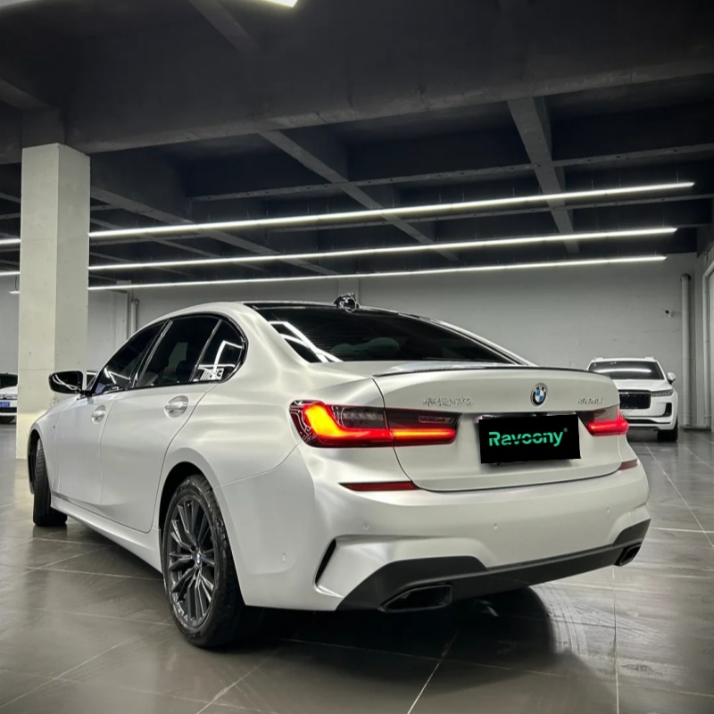 Ravoony Plus Matte Metallic Silver Car Vinyl Wrap