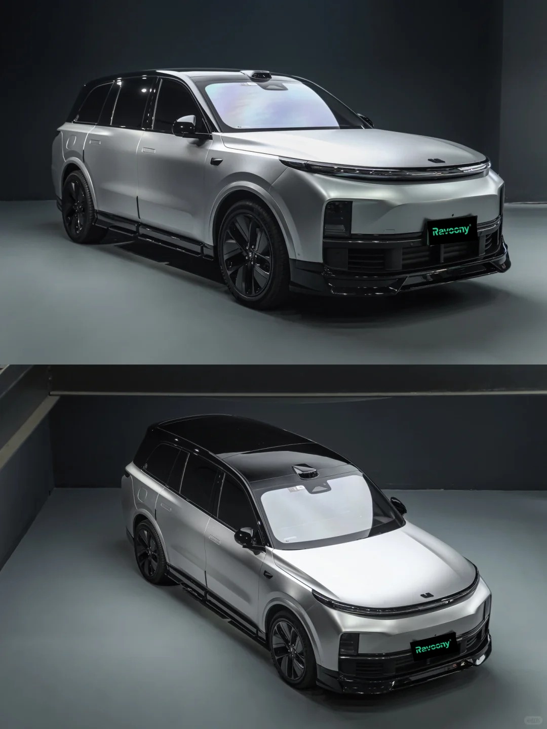 Ravoony Plus Matte Metallic Silver Car Vinyl Wrap