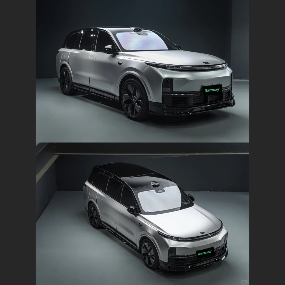 Ravoony Plus Matte Metallic Silver Car Vinyl Wrap