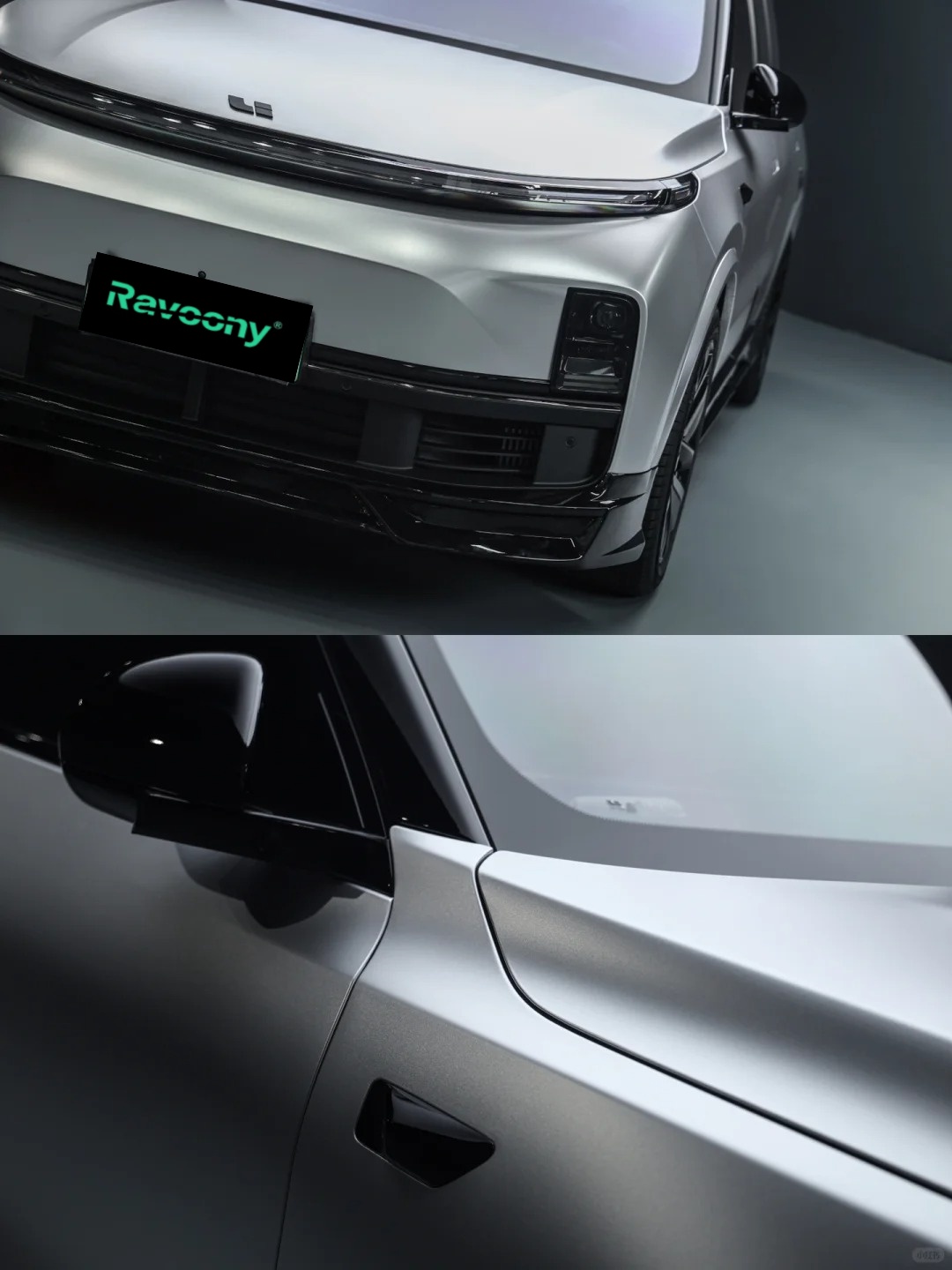 Ravoony Plus Matte Metallic Silver Car Vinyl Wrap