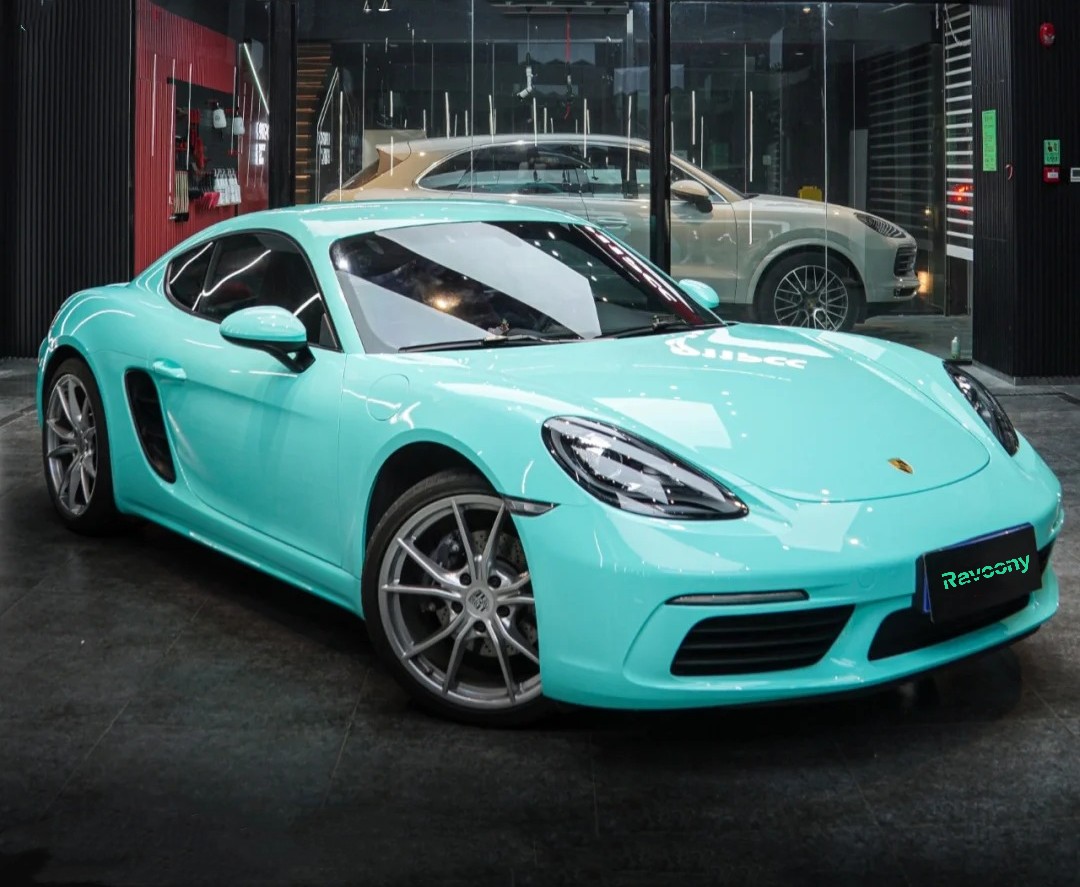 Ravoony Plus Glossy Tiffany Blue Car Vinyl Wrap