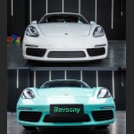 Ravoony Plus Glossy Tiffany Blue Car Vinyl Wrap
