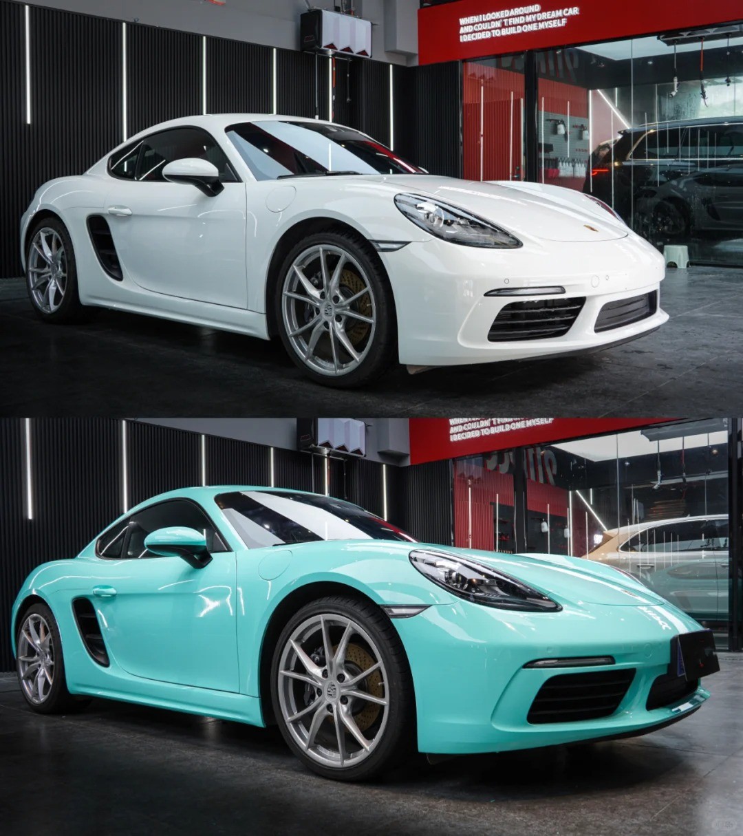 Ravoony Plus Glossy Tiffany Blue Car Vinyl Wrap