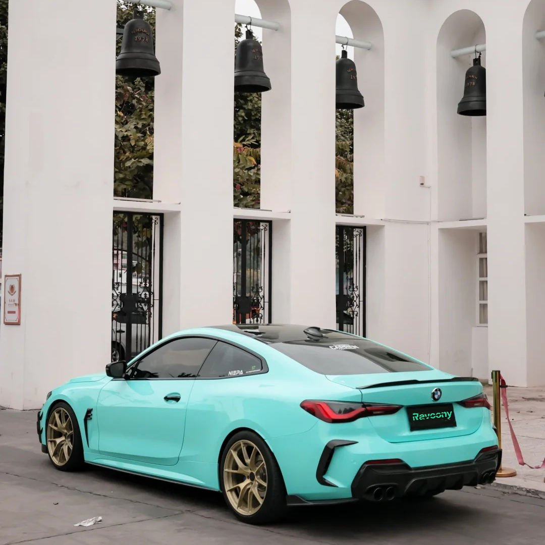 Ravoony Plus Glossy Tiffany Blue Car Vinyl Wrap