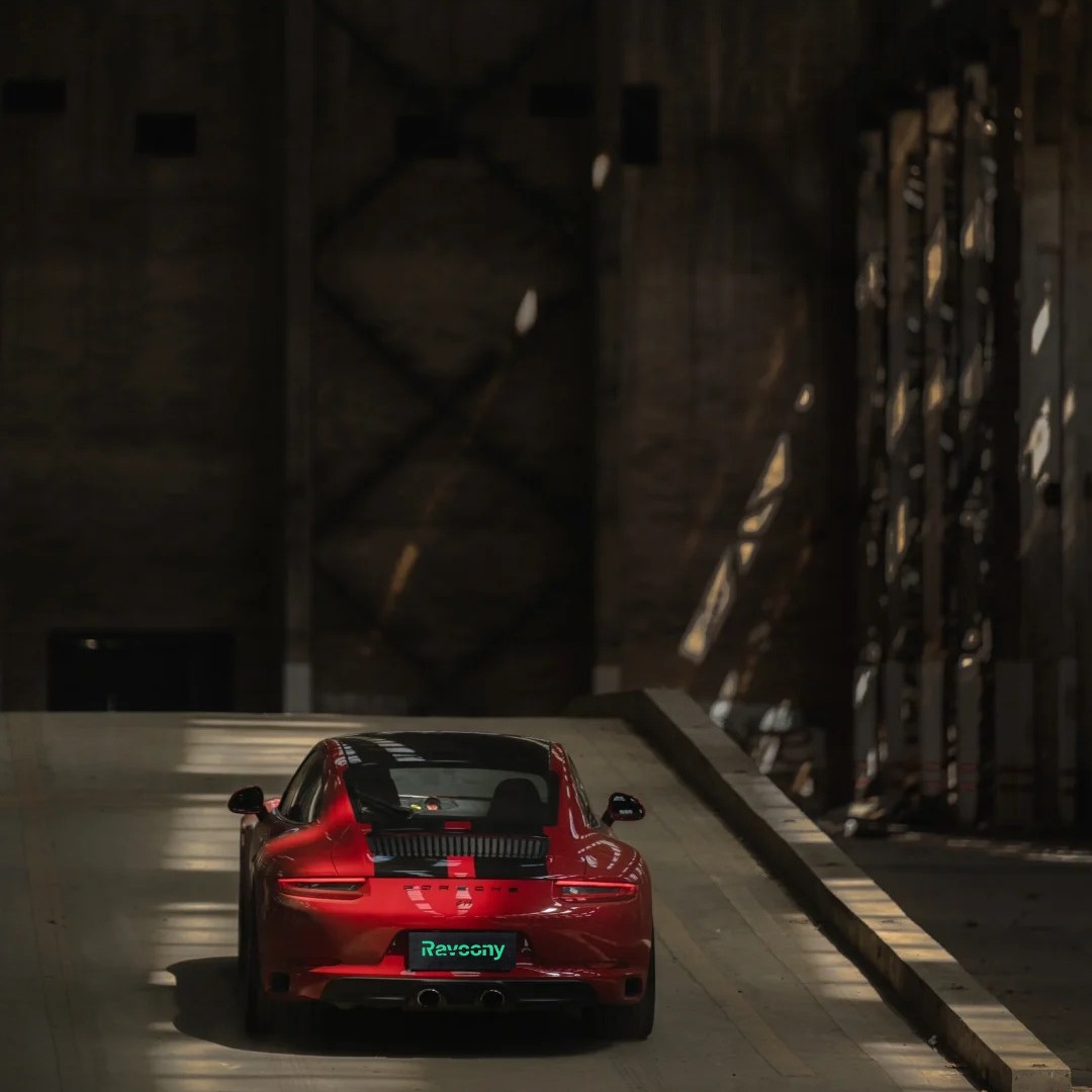 Ravoony Plus Porsche Gloss Carmine Red Vinyl Car Wrap