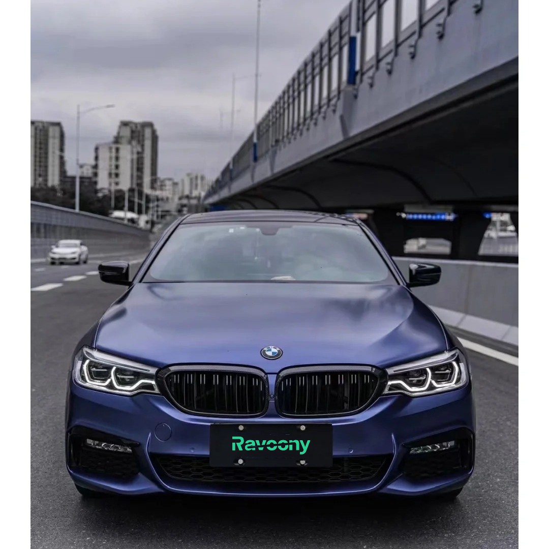 Ravoony Plus Pure Metallic Midnight Blue Vinyl Wrap