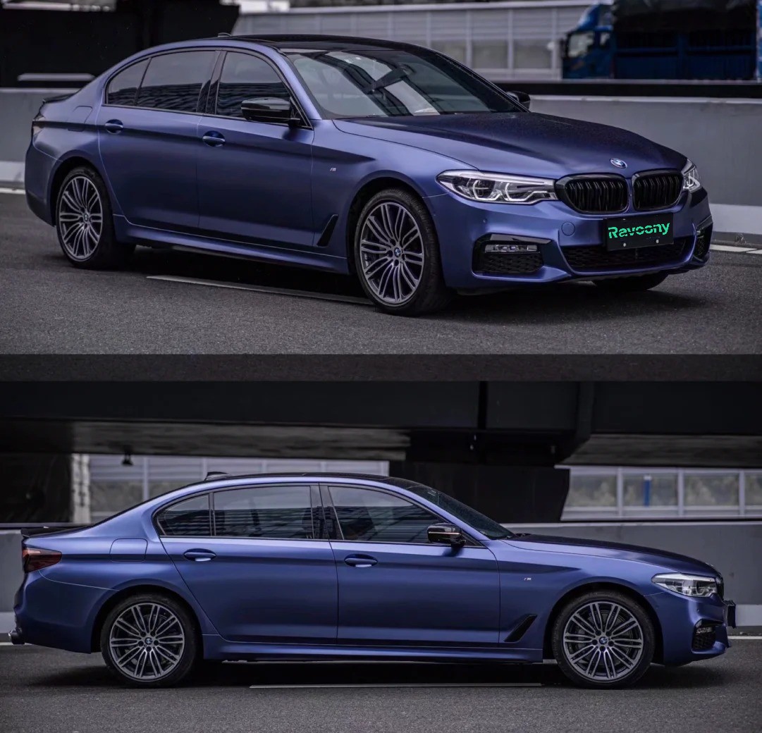 Ravoony Plus Pure Metallic Midnight Blue Vinyl Wrap