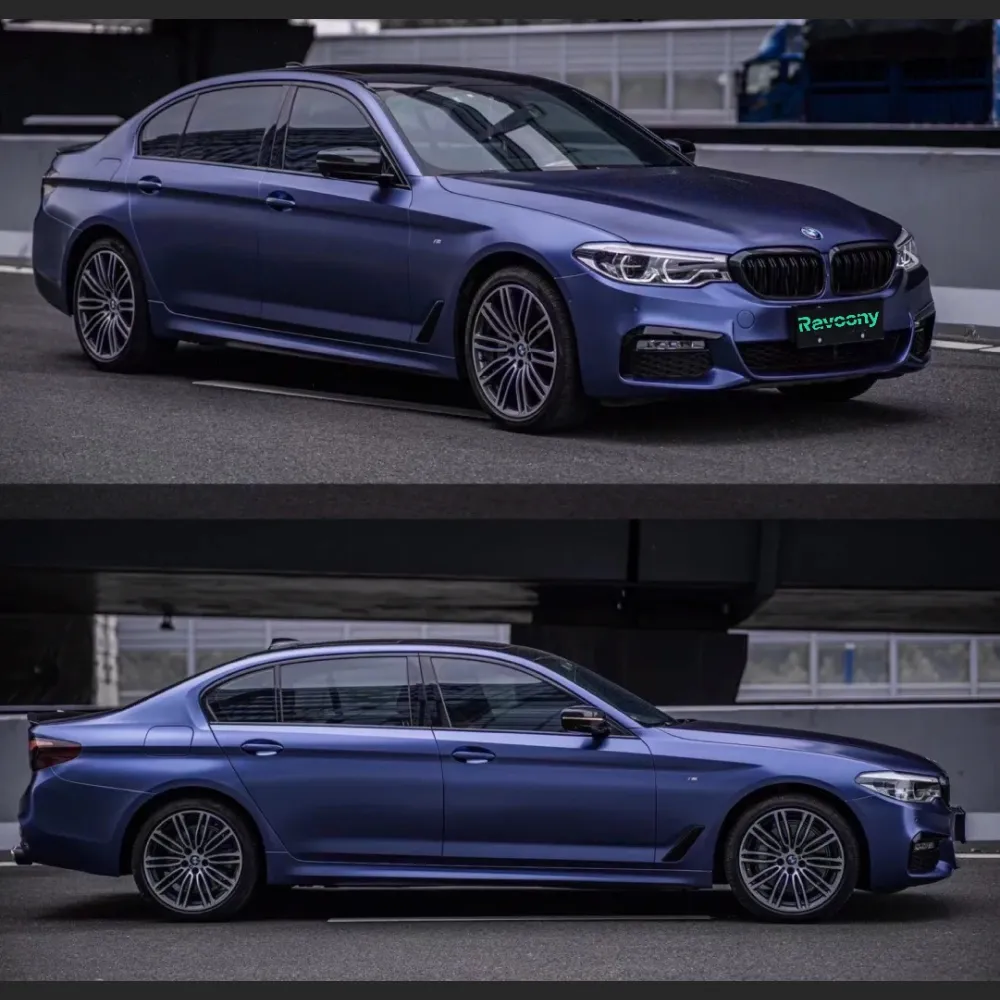 Ravoony Plus Pure Metallic Midnight Blue Vinyl Wrap