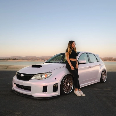 Ravoony Plus Glossy Flower Pink Car Wrap 01