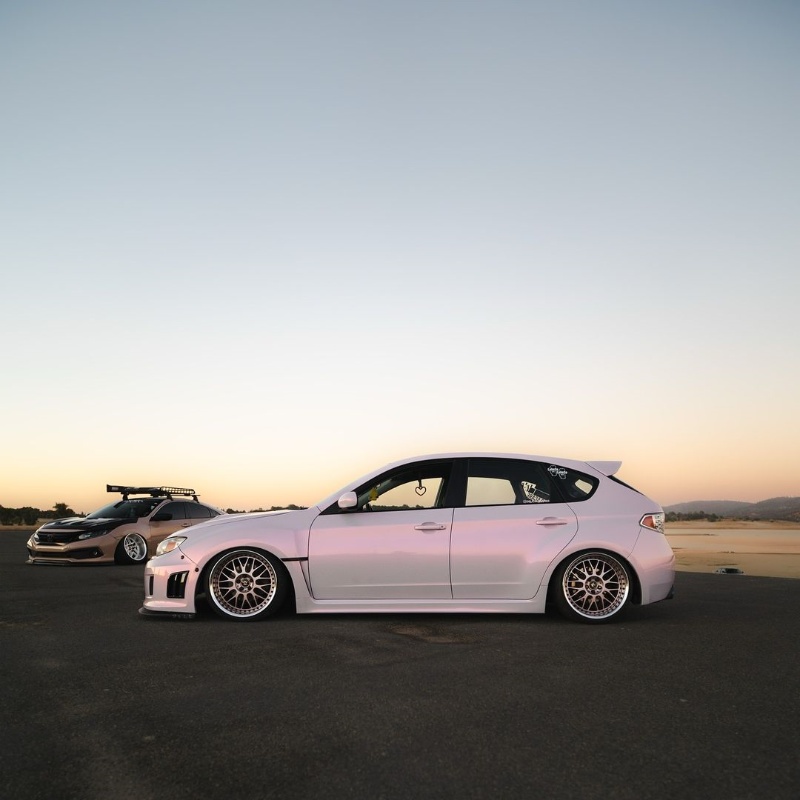 Ravoony Plus Glossy Flower Pink Car Wrap