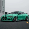 Ravoony Plus PET Glossy Porsche Light Green Car Wrap
