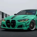 Ravoony Plus Glossy Porsche Light Green Car Wrap