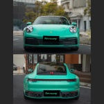 Ravoony Plus PET Glossy Porsche Light Green Car Wrap