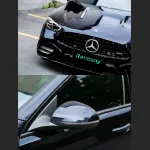 Ravoony Plus Glossy Metallic Spar Black Blue Vinyl Wrap