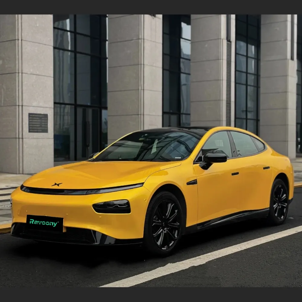  Ravoony Plus Glossy Metallic Yellow Car Wrap