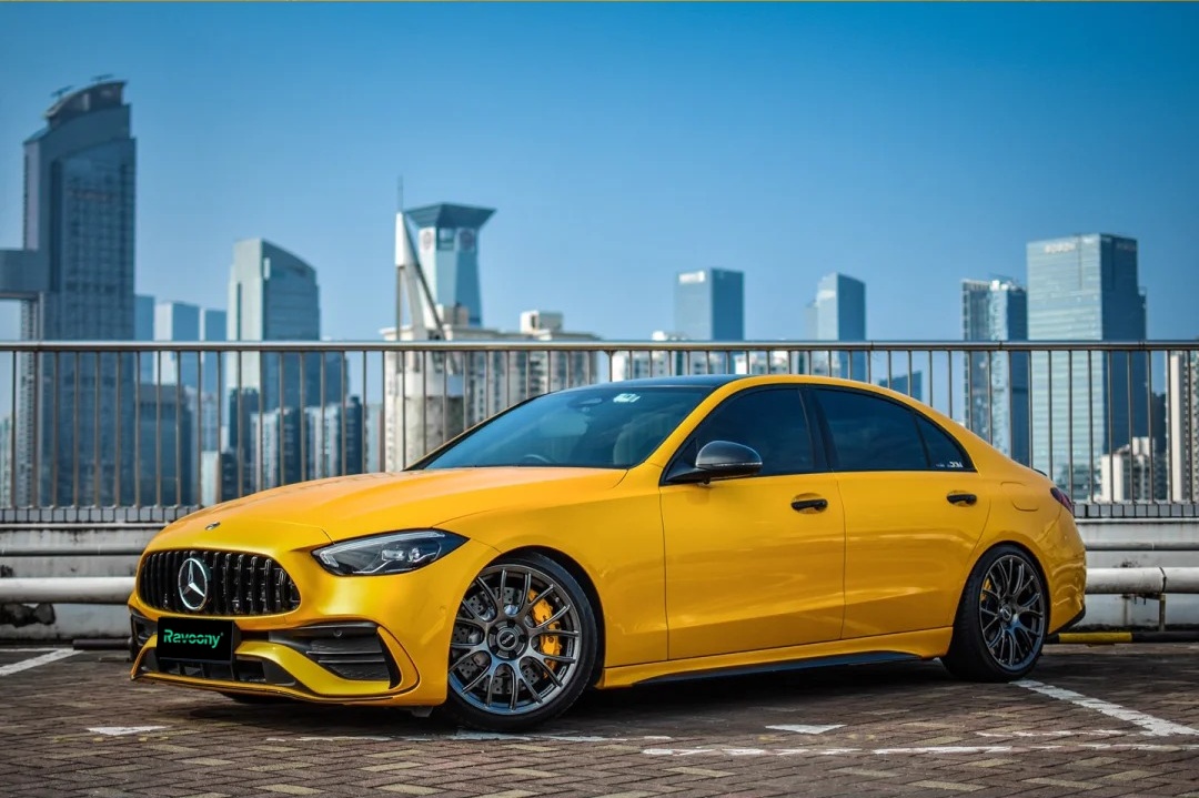  Ravoony Plus Glossy Metallic Yellow Car Wrap