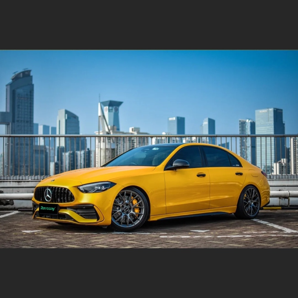  Ravoony Plus Glossy Metallic Yellow Car Wrap