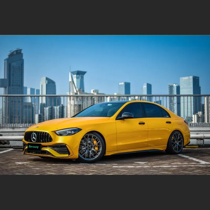  Ravoony Plus Glossy Metallic Yellow Car Wrap