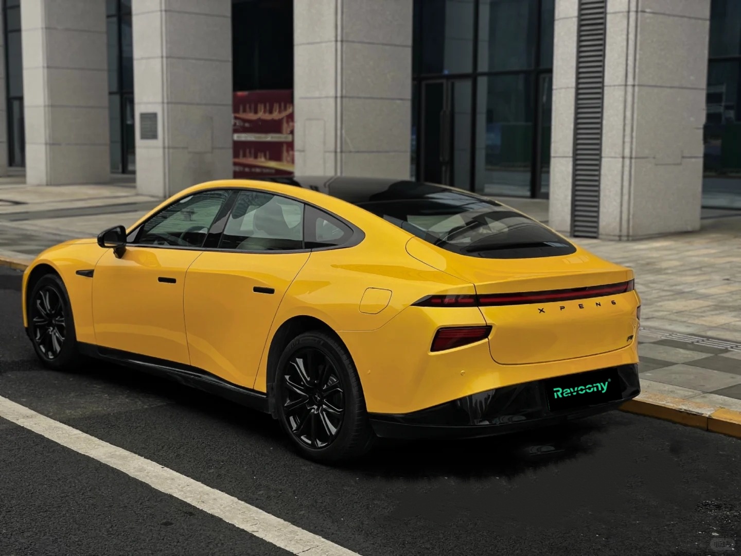  Ravoony Plus Glossy Metallic Yellow Car Wrap