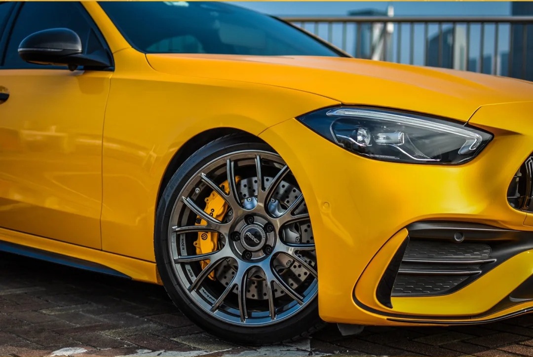  Ravoony Plus Glossy Metallic Yellow Car Wrap