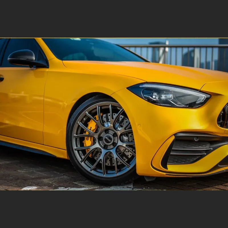  Ravoony Plus Glossy Metallic Yellow Car Wrap