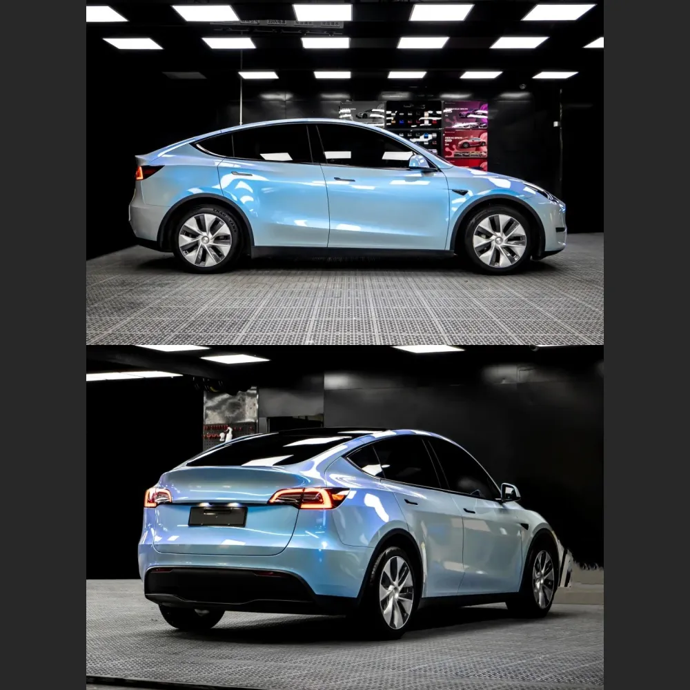 Ravoony Plus Fancy Rock Grey Color Fliper Car Wrap