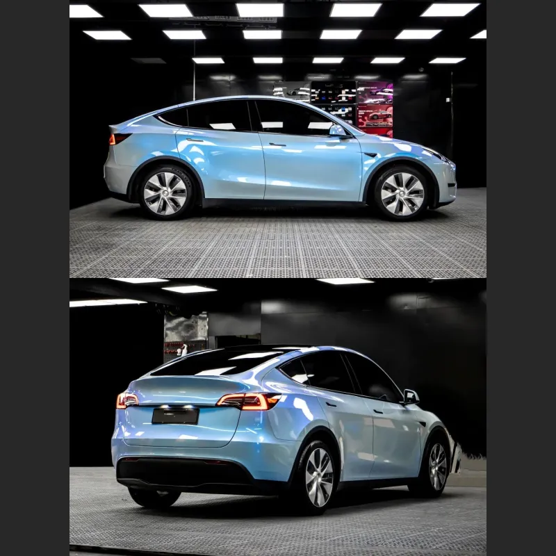 Ravoony Plus Fancy Rock Grey Color Fliper Car Wrap