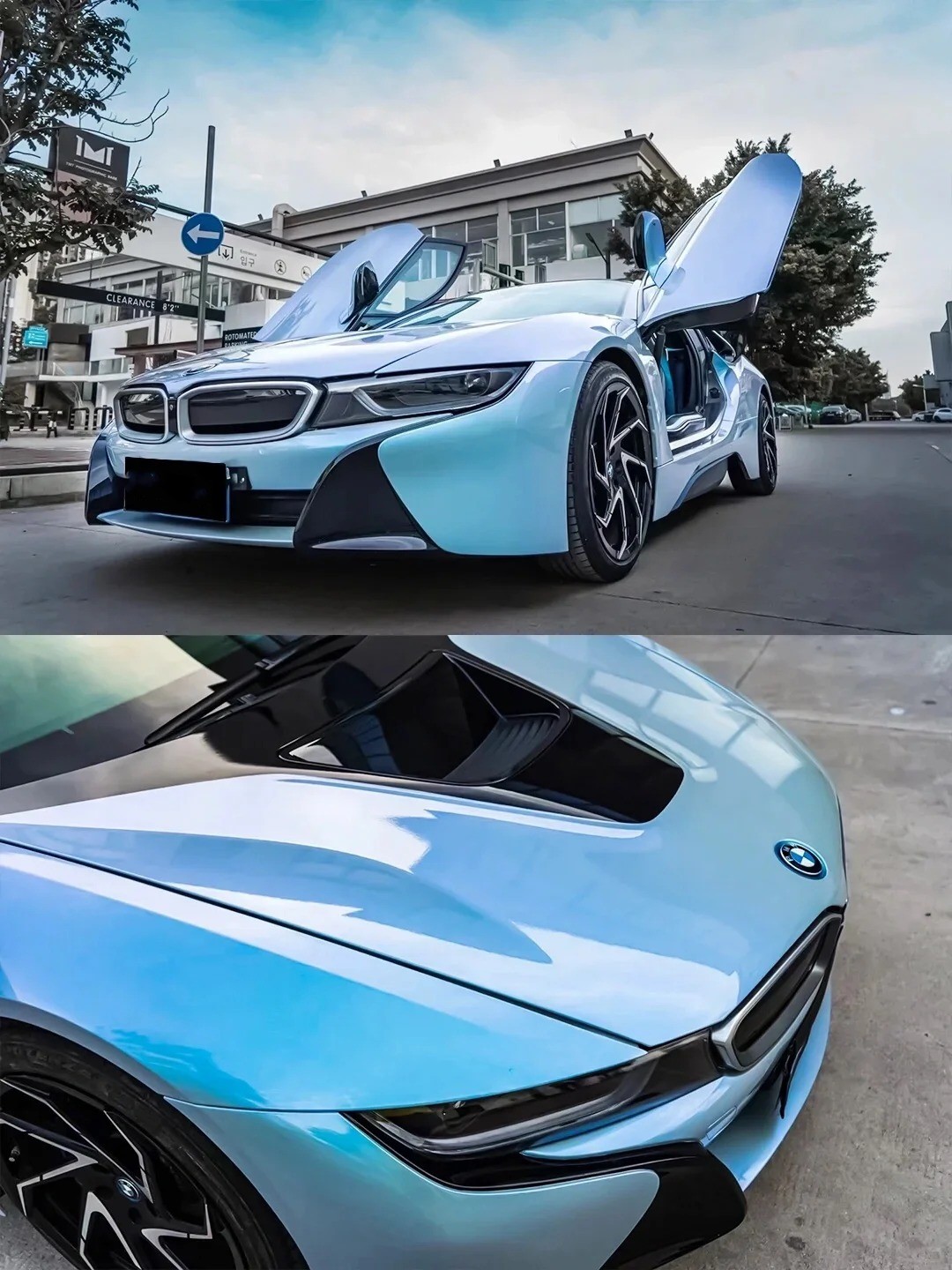 Ravoony Plus Fancy Rock Grey Color Fliper Car Wrap