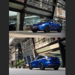 Ravoony Plus Tesla Gloss Deep Blue Vinyl Car Wrap