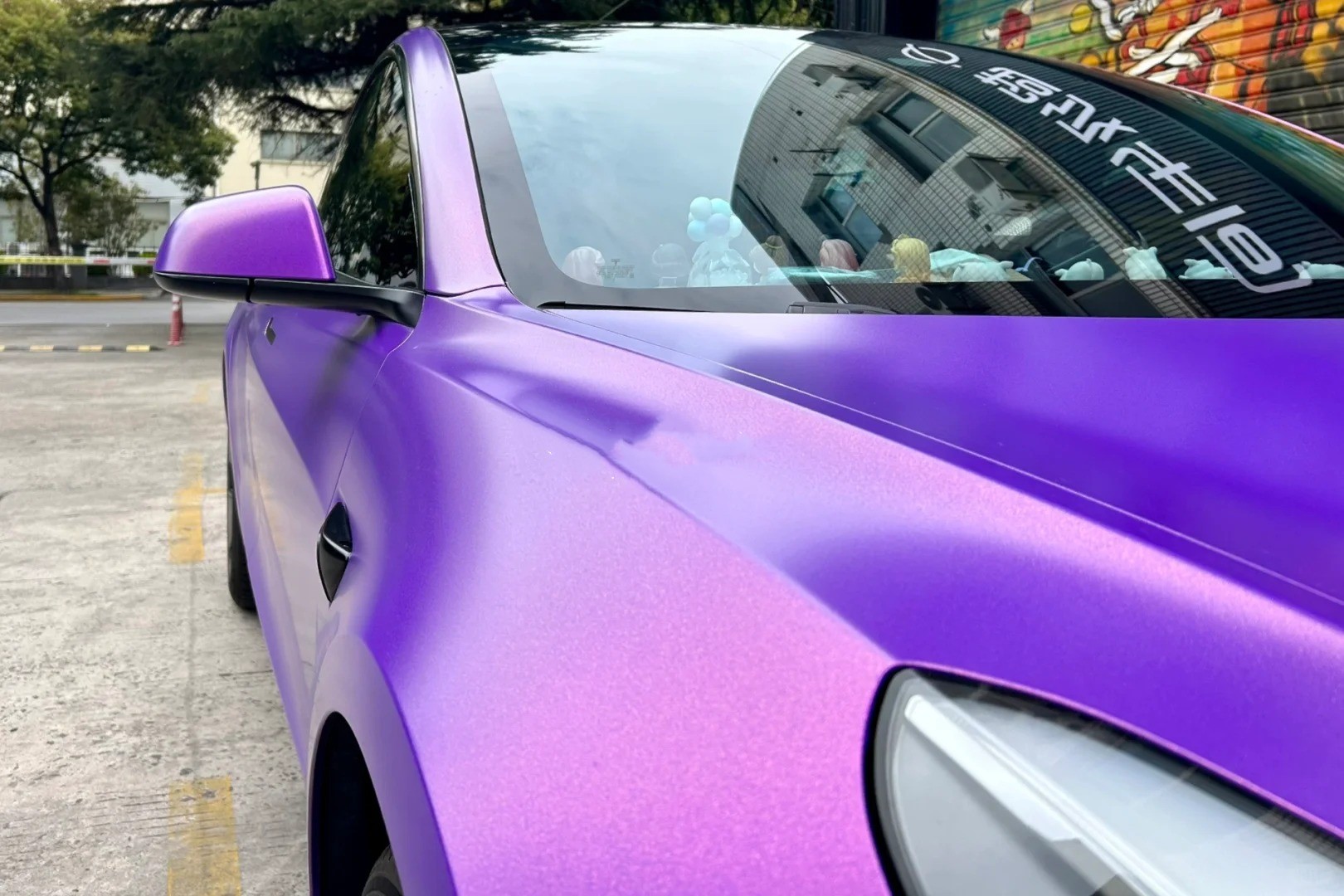 Ravoony Plus Matte Metallic Diamond Purple Gold Chameleon Wrap