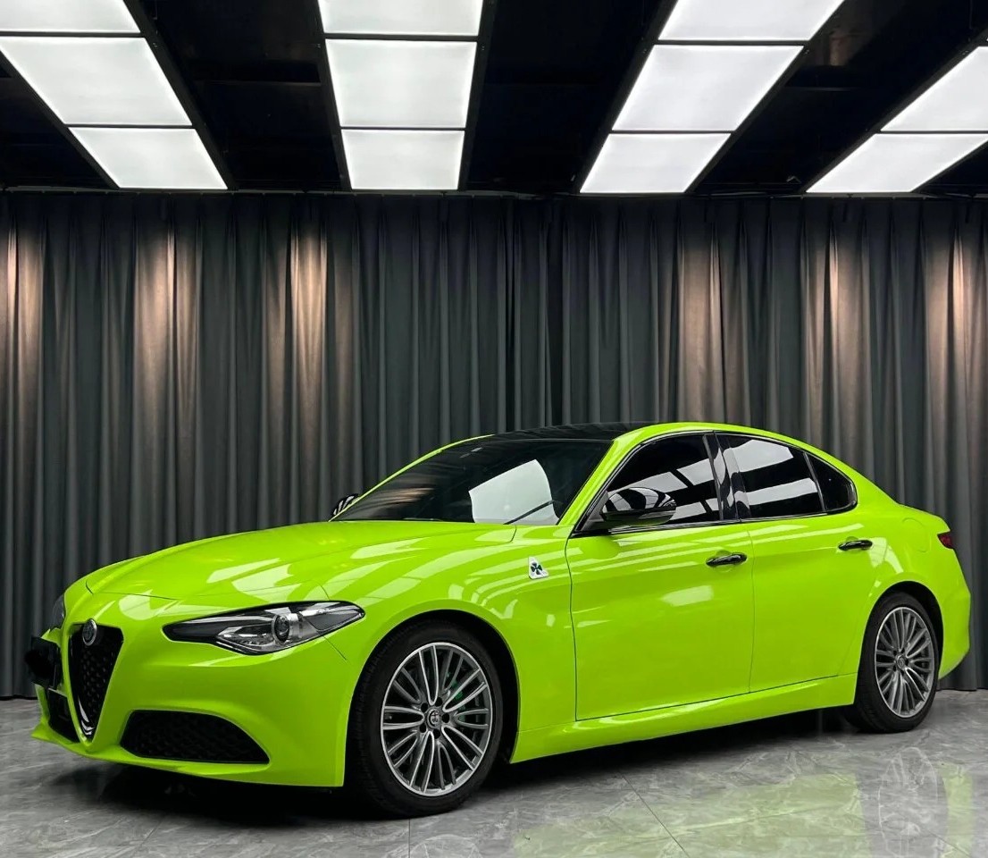 Ravoony Basic Gloss Apple Green Car Wrap