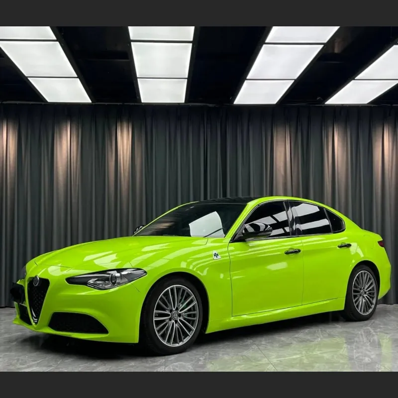 Ravoony Basic Gloss Apple Green Car Wrap