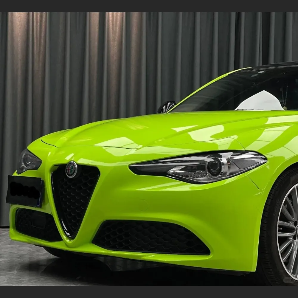 Ravoony Basic Gloss Apple Green Car Wrap